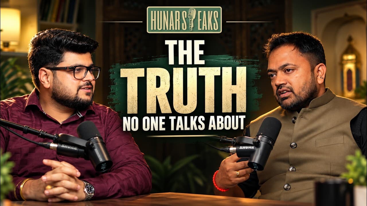 Vishal Garg in conversation in the Hunar Speaks studio