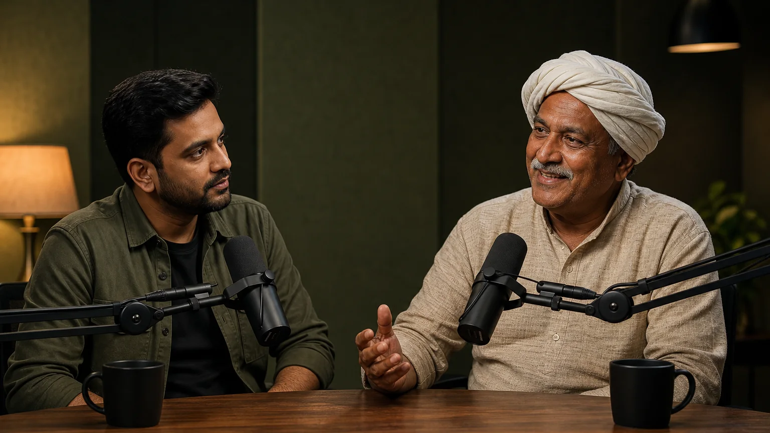Harpal Singh on set